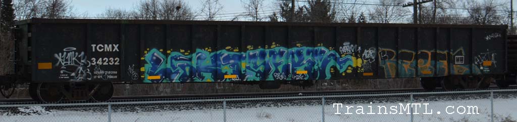 Car/wagon TCMX34232 right side / coté droit